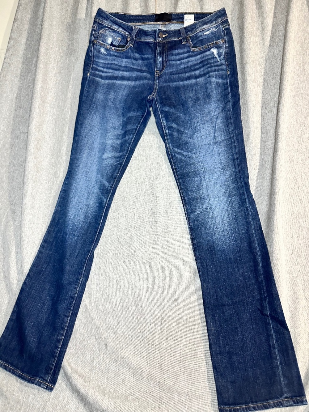 Buckle Black Straight Leg Distressed Jeans 30X34